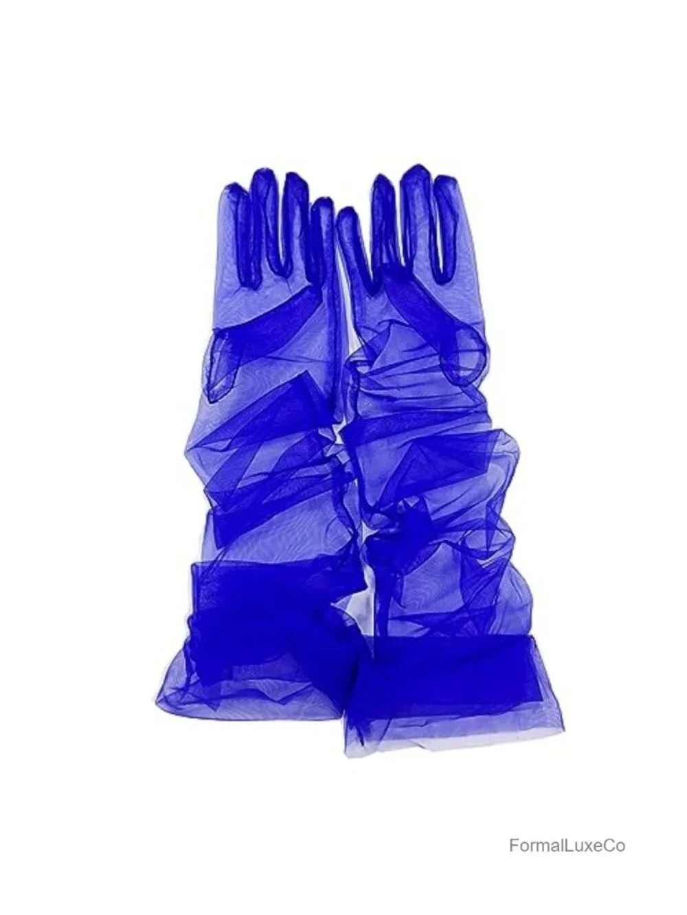 Semi Sheer Tulle Long Gloves Opera Wedding Party Gloves